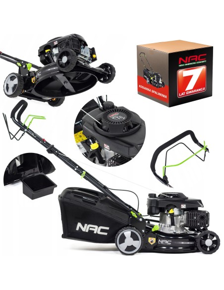 Mocna kosiarka spalinowa NAC Napęd 146cm³ 2,6kW 42cm 4w1 5902490742109