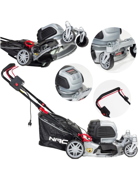 Kosiarka elektryczna NAC LE18-46-SIR-JR z silnikiem indukcyjnym 1800W 5902490741867