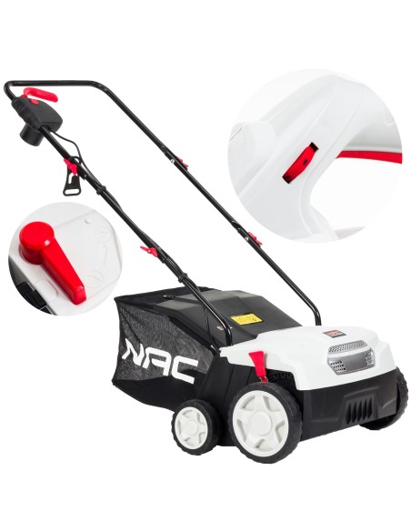 Aerator i wertykulator elektryczny NAC SCE140-W Szerokość robocza 32cm 5902490740686