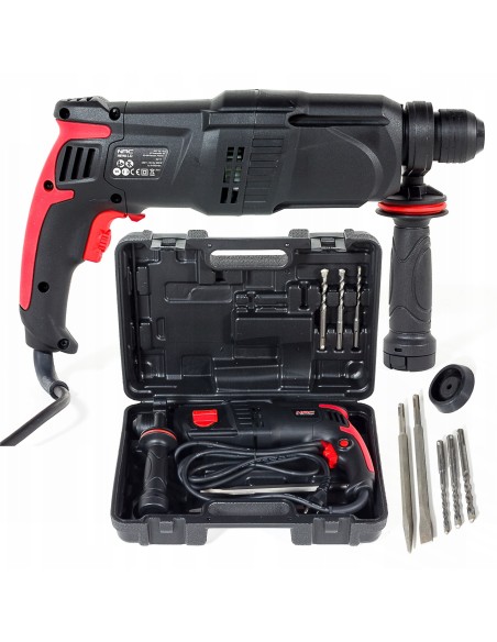 Mocny młot udarowo-obrotowy z systemem mocującym SDS plus NAC HE90-LD, 900 W - Młotowiertarki i młoty Mocny młot udarowo-obrotowy z systemem mocującym SDS plus NAC HE90-LD, 900 W 5900607534494