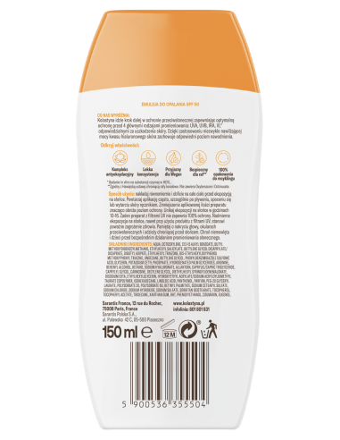 Nawilżająca emulsja do opalania Kolastyna SPF 50 150 ml 5900536355504 2