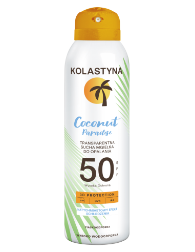 Transparentna sucha mgiełka ochronna Kolastyna SPF 50 150 ml 5900536355658