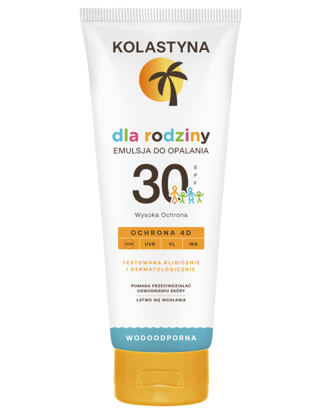 Rodzinna emulsja do opalania Kolastyna SPF 30 250 ml 5900536355337