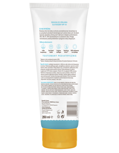 Rodzinna emulsja do opalania Kolastyna SPF 30 250 ml 5900536355337 2