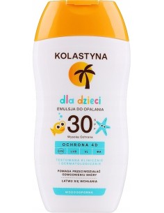 Lekka emulsja do opalania dla dzieci Kolastyna SPF 30 125 ml 5900536357201