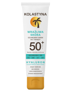 Ochronny krem do twarzy Kolastyna Skóra wrażliwa SPF 50+ 50 ml 5900536355399