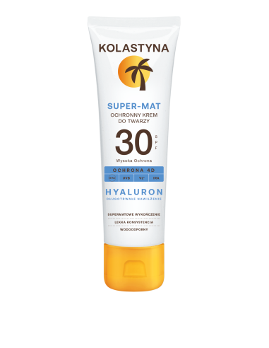 Matujący krem ochronny do twarzy Kolastyna SuperMat SPF 30 50 ml 5900536355597