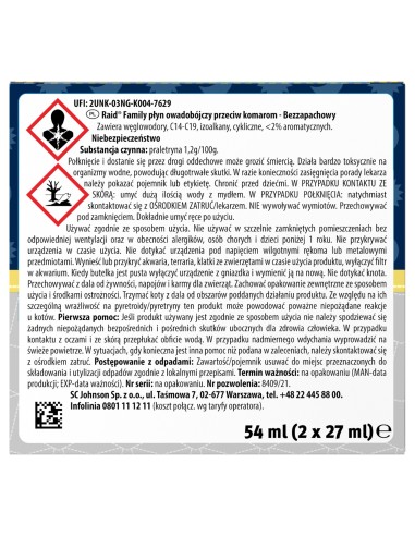 Zapas płynu do elektrofumigatora + podwójny zapas do elektrofumigatora bezzapachowy 5905718981137 3