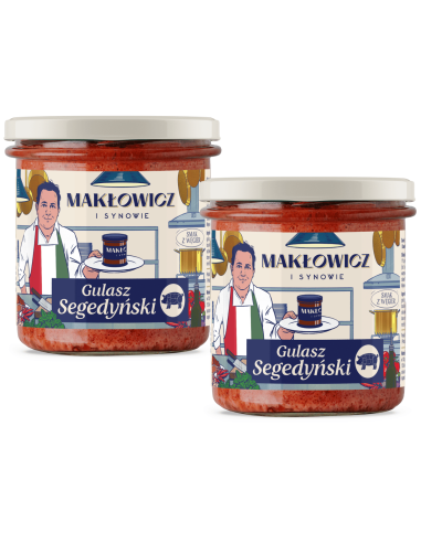 Gulasz Segedyński Makłowicz i Synowie 2x330g 5905644030282