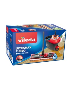 Obrotowy mop Vileda Ultramax TURBO +  Wkład do mopa Vileda Ultramax i Ultramat TURBO 4023103206236 2