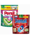 Zestaw kapsułki do prania Persil Power Caps Color 60 szt. + tabletki do zmywarki Somat Excellence 75 szt.
