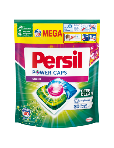 Zestaw kapsułki do prania Persil Power Caps Color 60 szt. + tabletki do zmywarki Somat Excellence 75 szt. 9000101804294 9