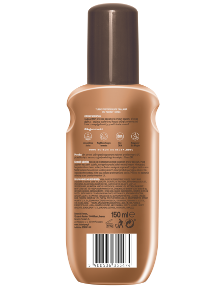 Wakacyjny zestaw Turboprzyspieszacz opalania 150ml + Kokosowa mgiełka ochronna SPF50 150ml Kolastyna - Samoopalacze Wakacyjny zestaw Turboprzyspieszacz opalania 150ml + Kokosowa mgiełka ochronna SPF50 150ml Kolastyna 5900536355474 3