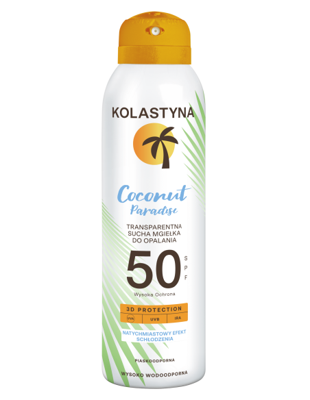 Wakacyjny zestaw Turboprzyspieszacz opalania 150ml + Kokosowa mgiełka ochronna SPF50 150ml Kolastyna - Samoopalacze Wakacyjny zestaw Turboprzyspieszacz opalania 150ml + Kokosowa mgiełka ochronna SPF50 150ml Kolastyna 5900536355474 4