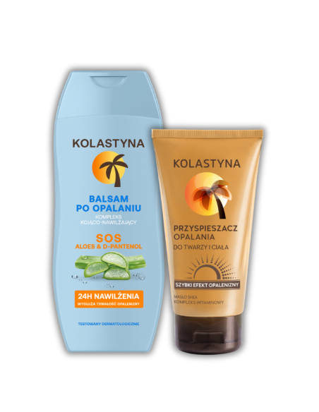 Kolastyna Balsam SOS 200 ml + Przyspieszacz opalania 5900536355627