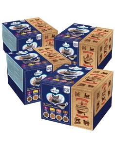 Duży zestaw mokrej karmy dla kota w saszetkach 4x Megabox Summer Grill Prevital 96 x 85g 5999566111679