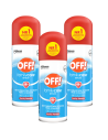 Suchy aerozol przeciw komarom dla całej rodziny OFF! Family Care 3x100 ml