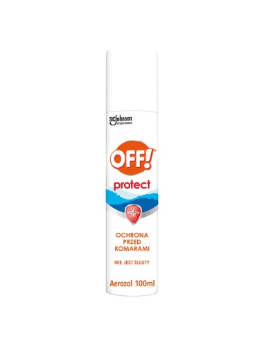 Nietłusty aerozol na owady, komary OFF! Protect 2x100 ml 5905718981410 2