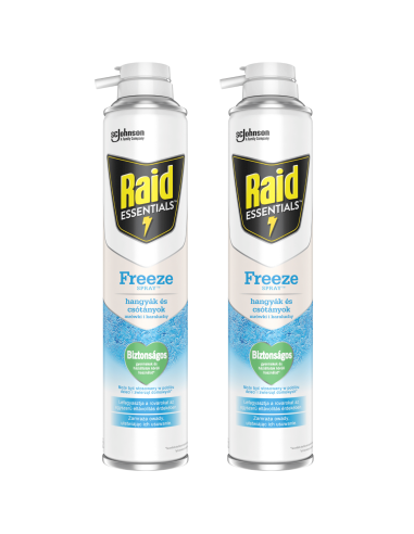 Spray zamrażający owady biegające Raid Essentials Freeze Spray 2x350 ml 5000204244281