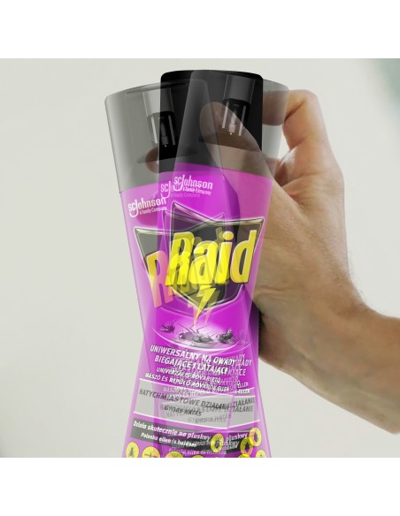 Uniwersalny aerozol na owady biegające i latające Raid 2x400 ml - Środki na komary i kleszcze Uniwersalny aerozol na owady biegające i latające Raid 2x400 ml 5000204203035 4