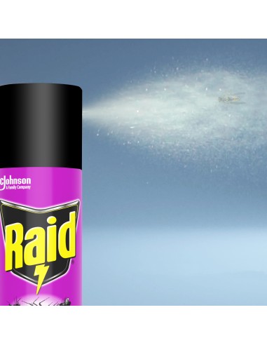 Uniwersalny spray na owady biegające i latające w aerozolu Raid 3x400 ml 5000204203035 5