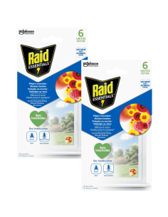 Mocny lep na muchy, naklejka na okno w kształcie bukietu kwiatów Raid Essentials 2x6 szt. 5000204305234