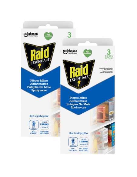 Pułapka na mole spożywcze Raid Essentials 2x3 szt. 5905718981328