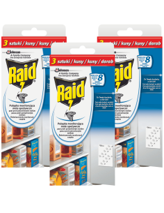 Pułapka monitorująca obecność moli spożywczych Raid  3x3 szt. 5905718981298