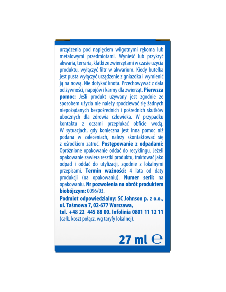 Bezzapachowy wkład do elektrofumigatora owadobójczego Raid, 2x27 ml 5905718981243 3
