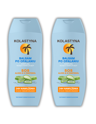 Kojący balsam po opalaniu SOS Kolastyna 2x200 ml 5900536355627