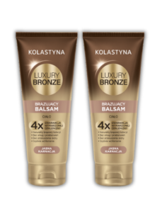 Nawilżający balsam brązujący do jasnej karnacji Kolastyna 2x200 ml 5900536331171