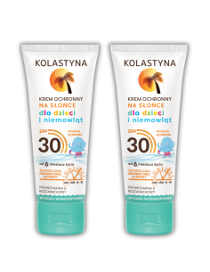 Ochronny krem dla dzieci i niemowląt SPF30 Kolastyna 2x75 ml 5900536315904