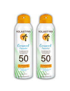 Transparentna sucha mgiełka ochronna SPF 50 Kolastyna 2x150 ml 5900536355658