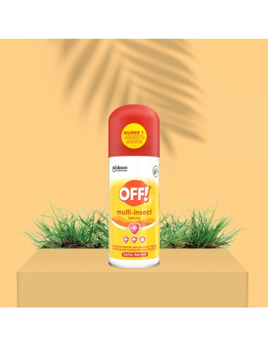 Lekki suchy aerozol przeciw komarom i kleszczom 25% DEET OFF! Multi Insect 100 ml 5000204152012 2