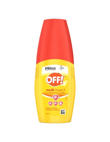 Bezpieczny spray odstraszający komary i kleszcze w atomizerze OFF! Multi Insect 100 ml - Środki na komary i kleszcze