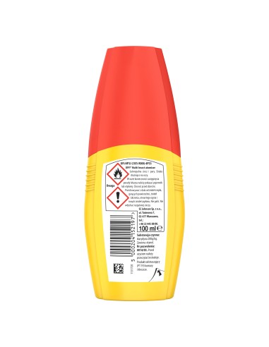 Bezpieczny spray odstraszający komary i kleszcze w atomizerze OFF! Multi Insect 100 ml 5000204152197 7