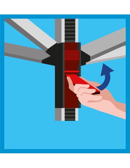 Obrotowa suszarka zewnętrzna do ogrodu Vileda Sun Lift 50 4023103228504 7