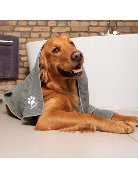 Ręcznik z mikrofibry dla psa i kota rozmiar M Vileda Pet Pro, 45x70 cm 4023103240247 4