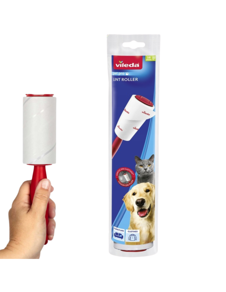 Rolka do usuwania sierści, włosów i drobinek brudu Vileda Pet Pro 4023103126251