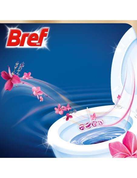 Zapachowa zawieszka do WC z olejkami eterycznymi Bref Wellness Harmony 2x50g 9000101587814 3