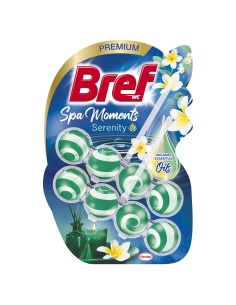 Odświeżająca zawieszka do WC o zapachu drzewa sandałowego Bref Wellness Serenity 2x50g 9000101587968