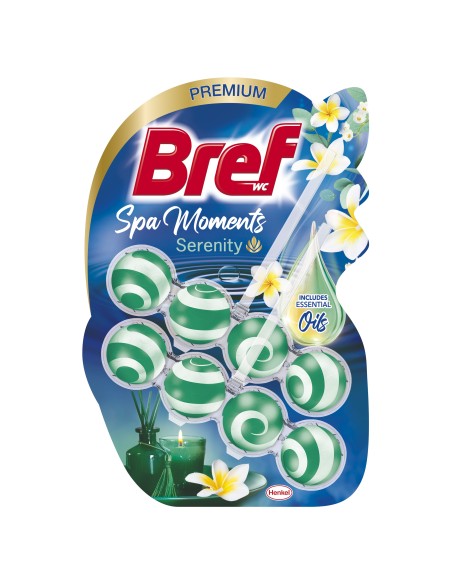 Odświeżająca zawieszka do WC o zapachu drzewa sandałowego Bref Wellness Serenity 2x50g 9000101587968