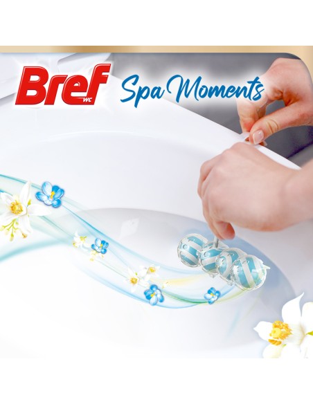 Owocowa zawieszka do WC z domieszką eukaliptusa Bref Wellness Vitality 2x50g 9000101587524 2