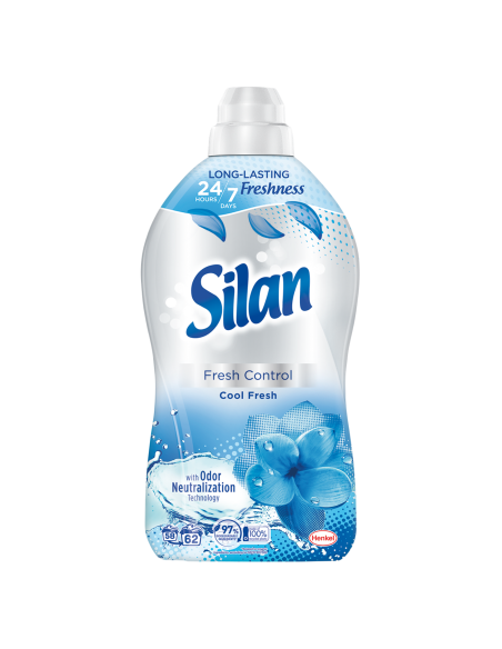Zmiękczający płyn do płukania tkanin Silan Fresh Control Cool Fresh 1364 ml, 62 prania 9000101583106