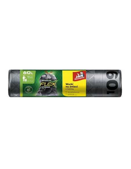 Worki na śmieci Jan Niezbędny 3x Magnum Flex 60L + 2x Easy Pack wiśniowe 82 szt. 5905718981533 4