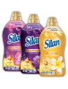 Zestaw koncentratów do płukania tkanin Silan Aromatherapy Lotus + Frangipani + Magnolia 3x1364 ml (186 prań)