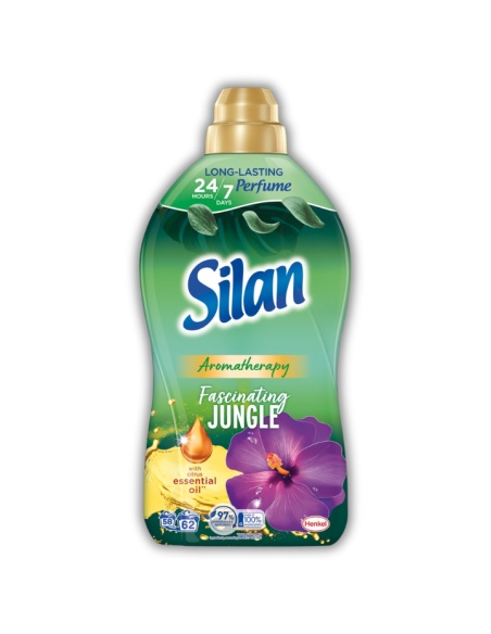 Zmiękczający płyn do płukania tkanin Silan Aromatherapy Fascinating Jungle 3x1364 ml 186 prań - Płyny do płukania Zmiękczający płyn do płukania tkanin Silan Aromatherapy Fascinating Jungle 3x1364 ml 186 prań 9000101583069 2