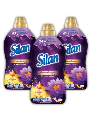 3x Płyn do płukania Silan Aromatherapy Dreamy Lotus 3x 1364 ml 186 prań 9000101582604