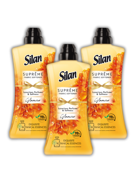 3x Kremowy płyn do płukania tkanin Silan Supreme Glamour 3x 1012 ml 138 prań 9000101579727