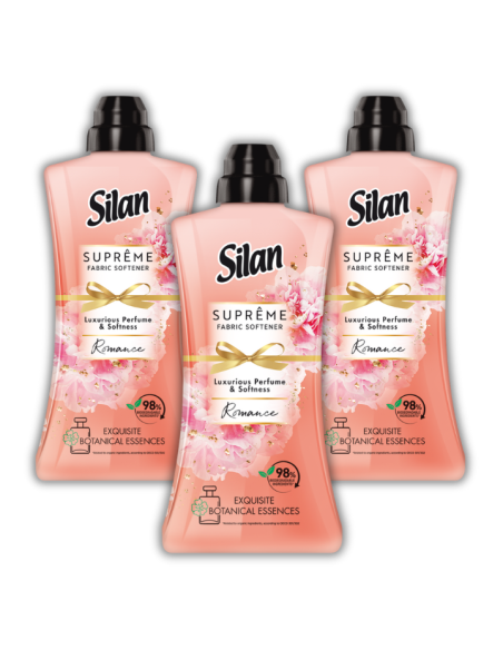 3x Delikatny koncentrat do tkanin Silan Supreme Romance 3x 1012 ml 138 prań 9000101579666